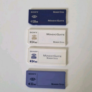 일본 소니 화이트메모리스틱MG 32,64,128 mb