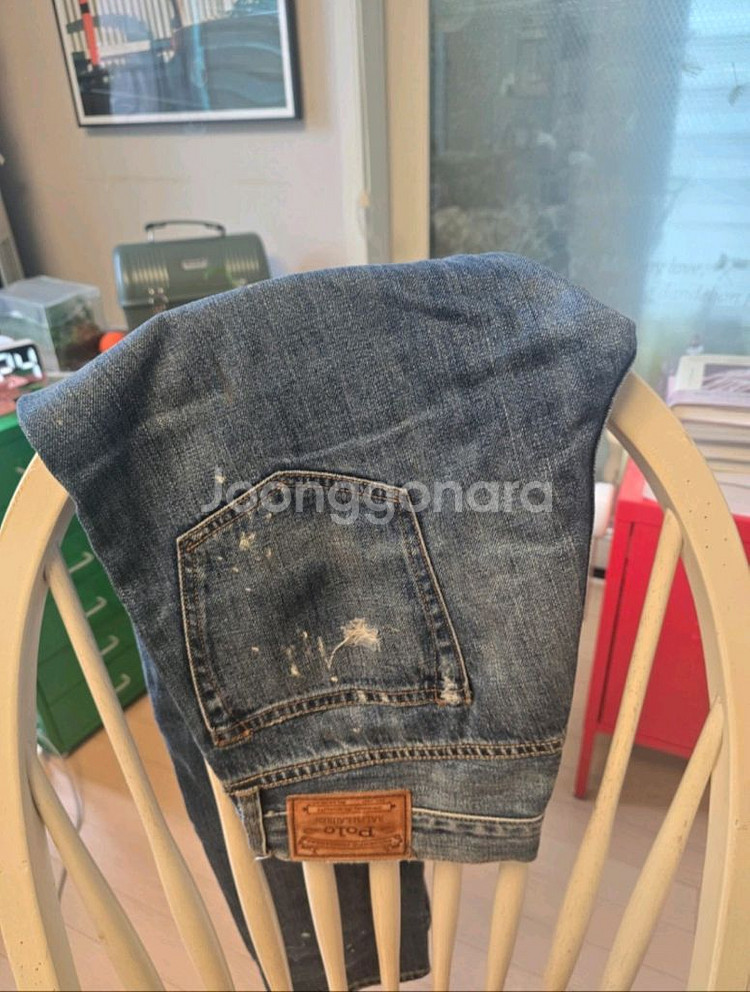 폴로 랄프로렌 페인트 청바지(W30 xL32)--9