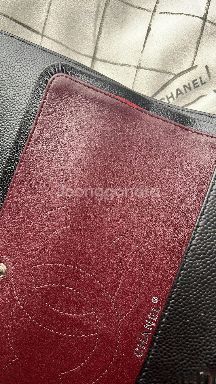 샤넬 클래식 점보 중고--0