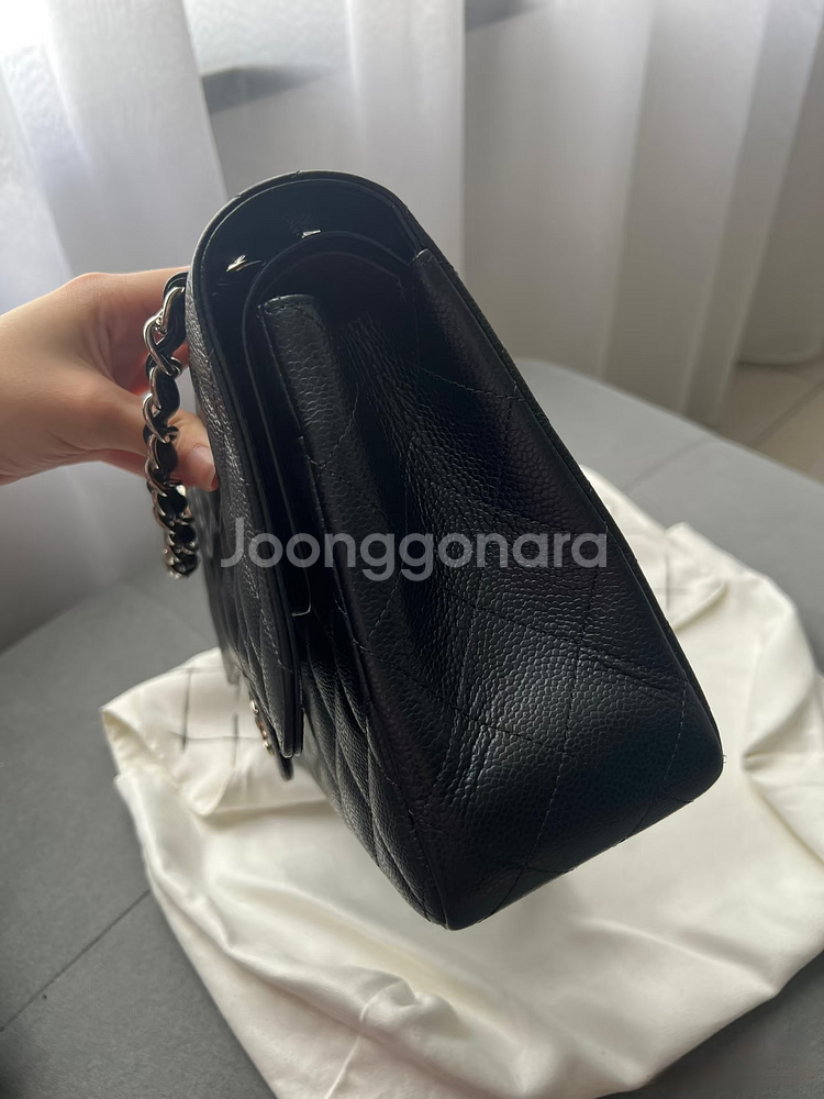 샤넬 클래식 점보 중고--2