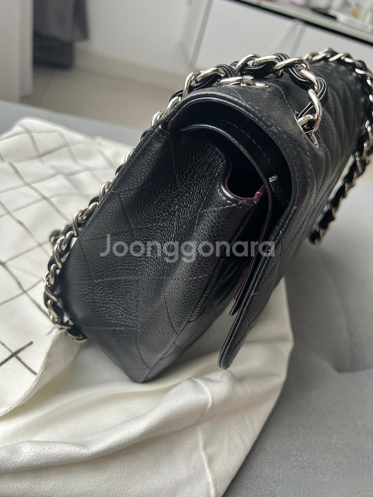 샤넬 클래식 점보 중고--1