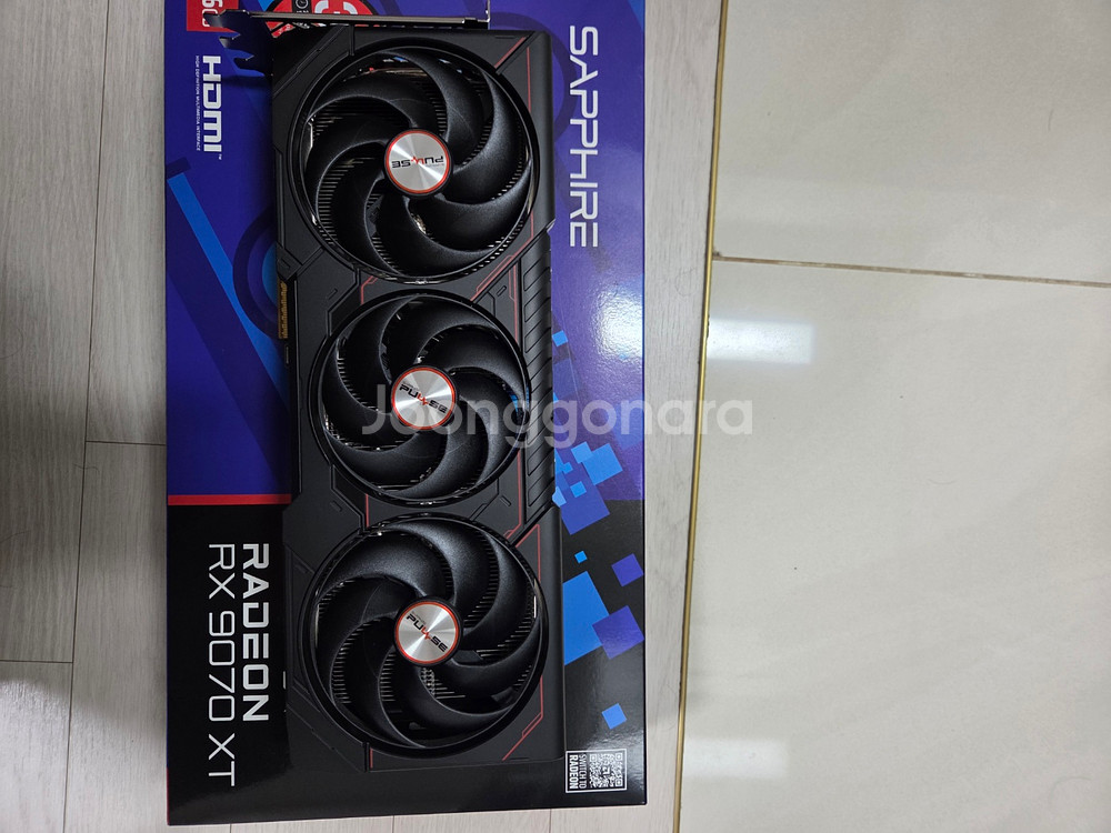 사파이어 RX 9070XT 16GB 판매합니다.--0