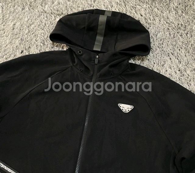 다이나핏 블랙 후드 자켓 110/XL--1