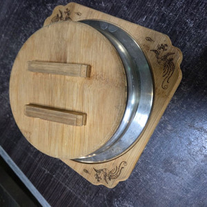 솥밥대통령 통3중스텐솥,받침,뚜껑 셋트