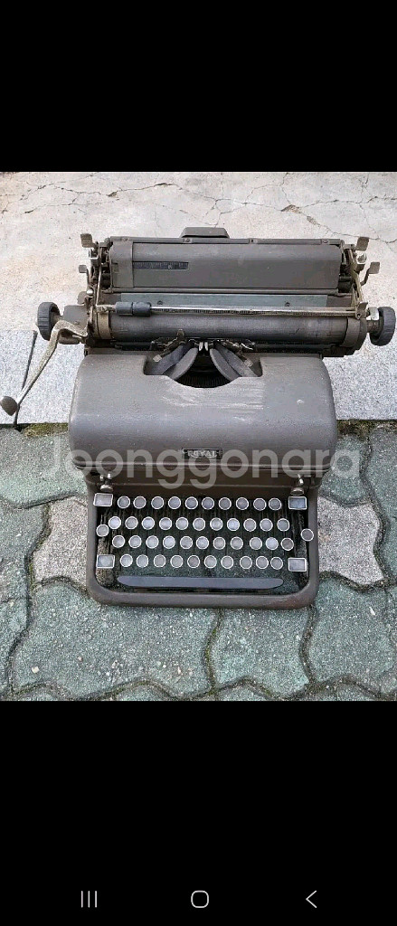 빈티지 로얄타자기 엔틱 타자기--0