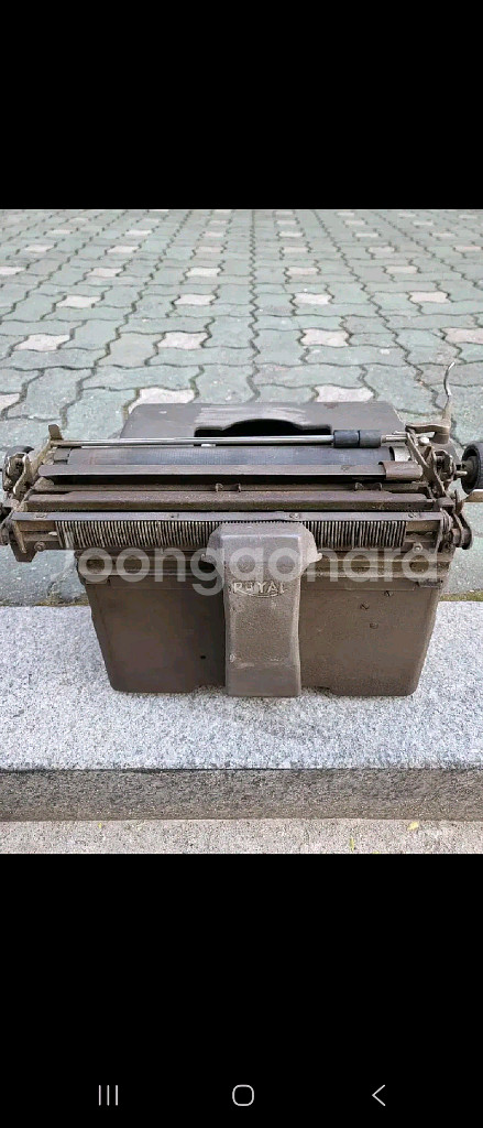 빈티지 로얄타자기 엔틱 타자기--5
