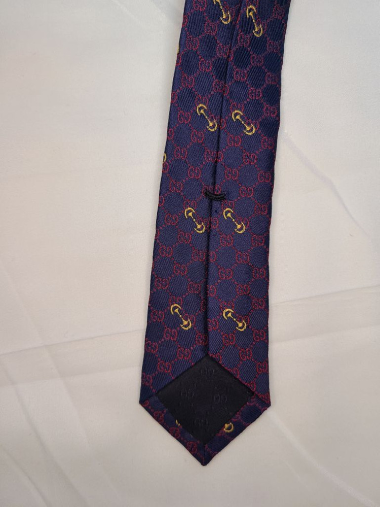 구찌 실크 자카드 넥타이 이미지