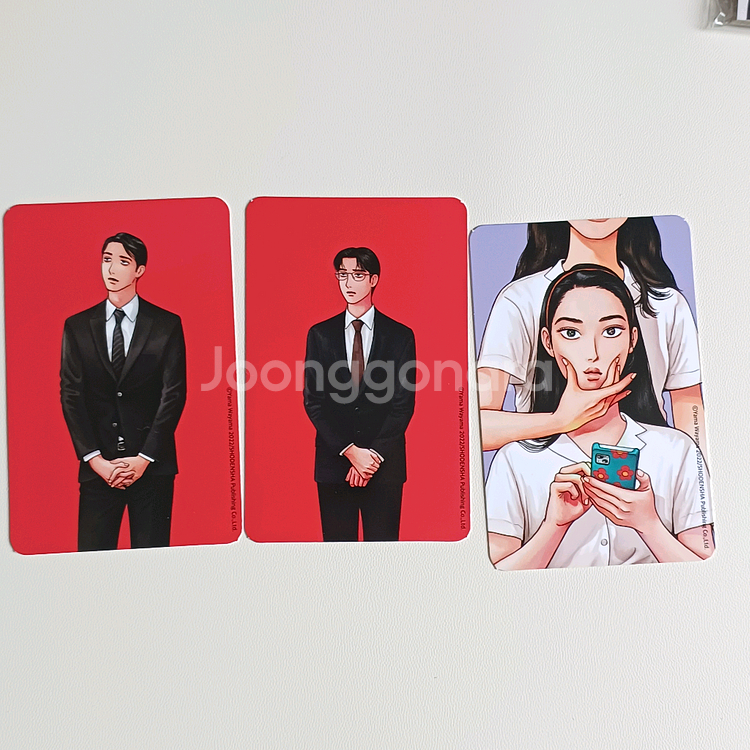 여학교의 별 초판 특전 포토카드 3장 일괄--1