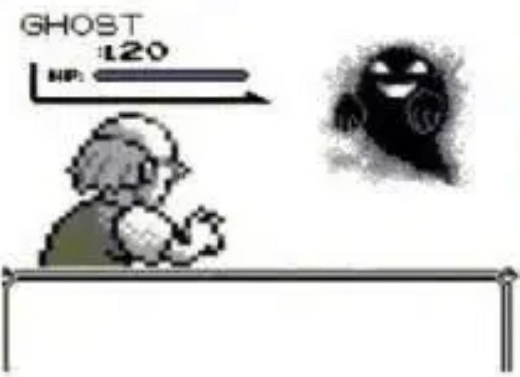 (포켓몬괴담,외전) 게임보이팩 고스트블랙,버리맨,승계,--1