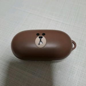 라인프렌즈 브라운 블루투스 이어폰(택포)