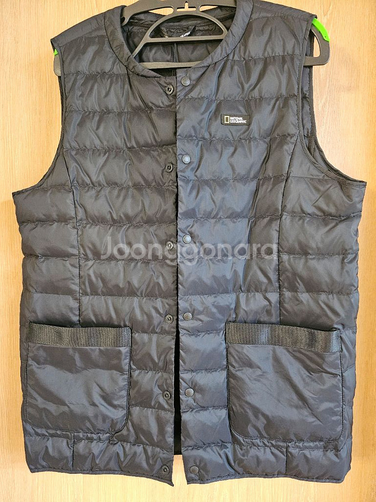 새상품)내셔널지오그래픽 패딩 조끼 L--7