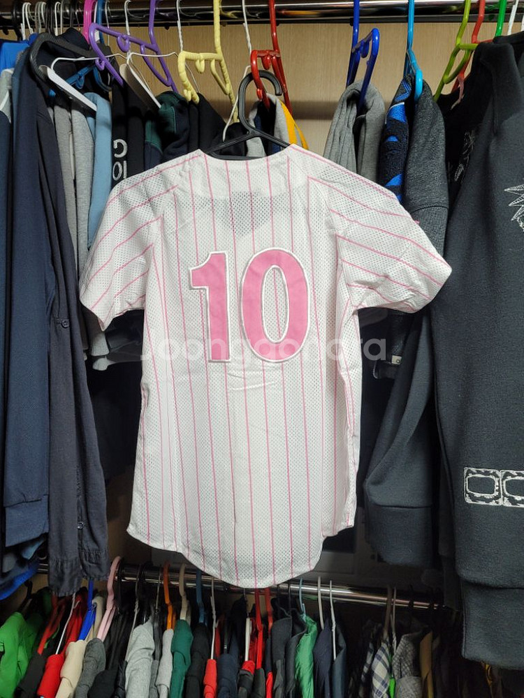 롯데유니폼 키즈핑크 10번--0