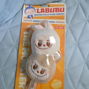 팝마트 라부부 어묵꼬치 인형키링