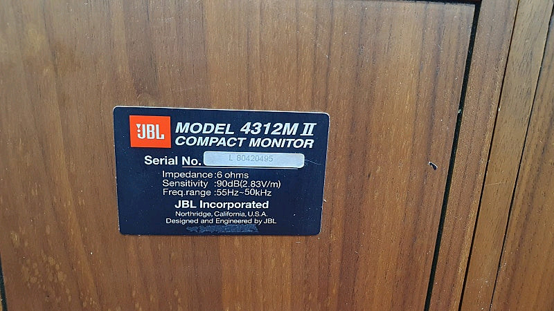 JBL 4312M II 스피커 Compact Monit 이미지