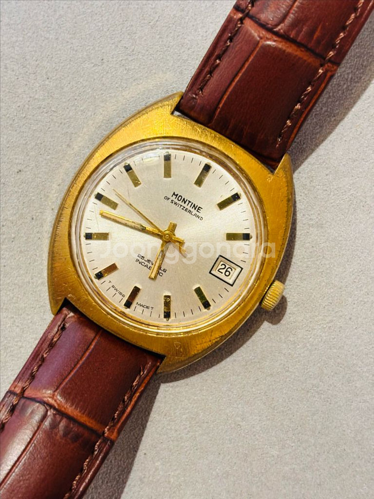 스위스 Montine 빈티지 오토매틱 시계--0