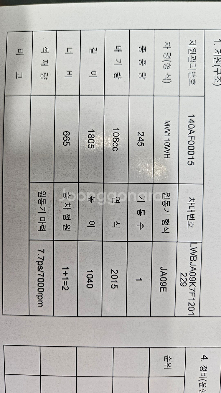 벤리 110 / 2015년식--0