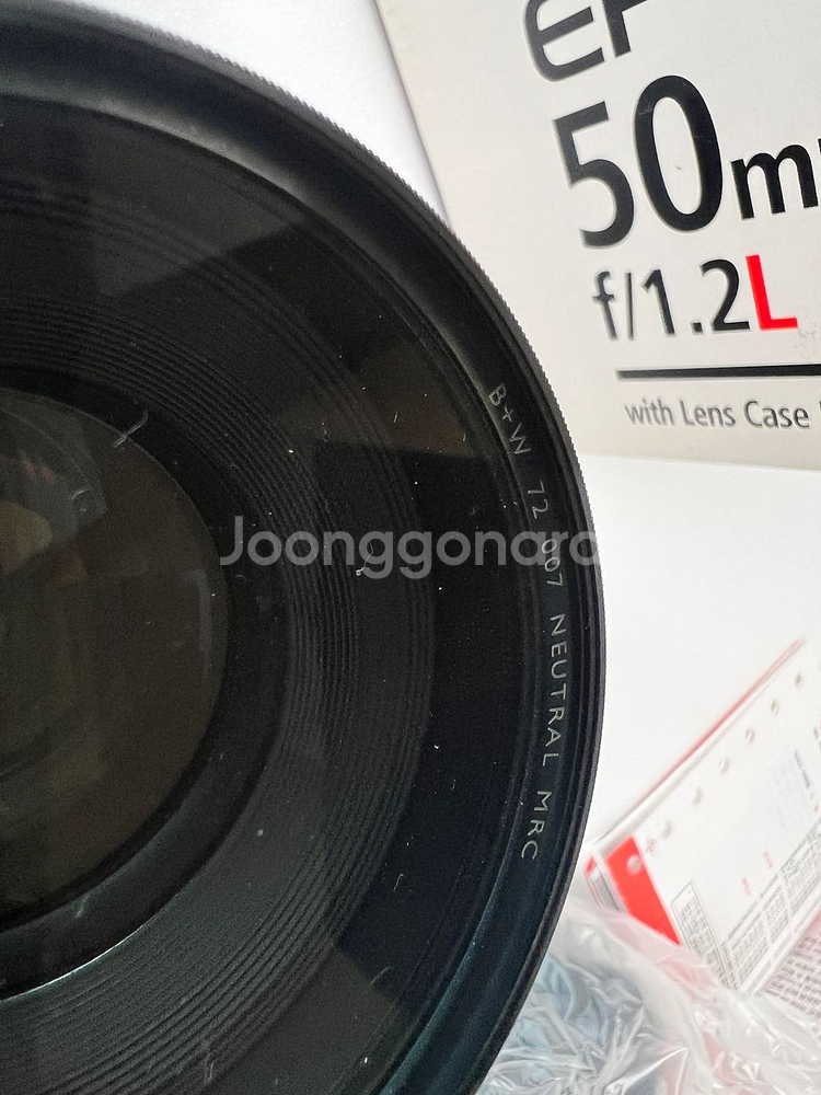캐논 EF 50mm F1.2L USM 렌즈 판매합니다--4