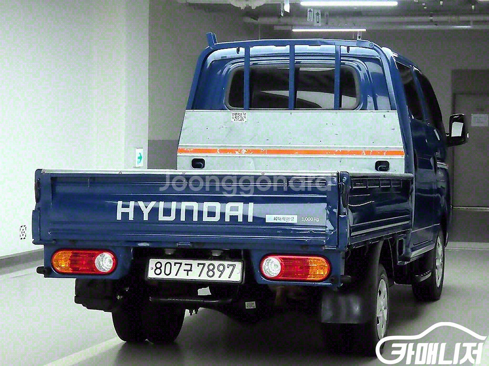 [소형화물][카고]포터2 1.0톤/더블캡/초장축 (5인--3