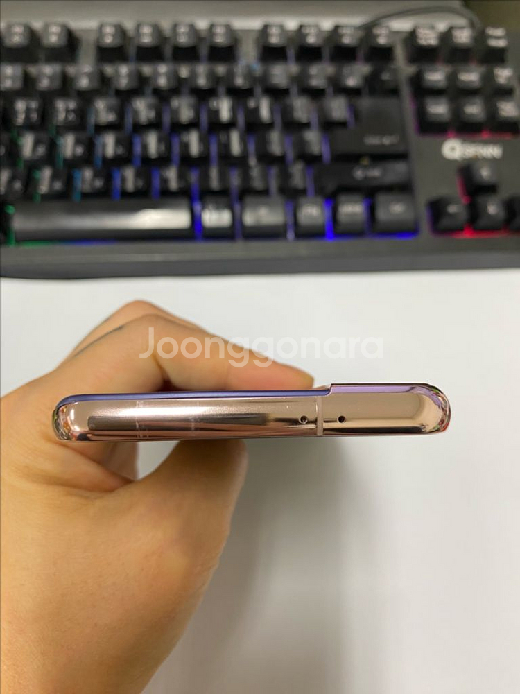 갤럭시S21 퍼플 액정SS급 256G 무잔상--3