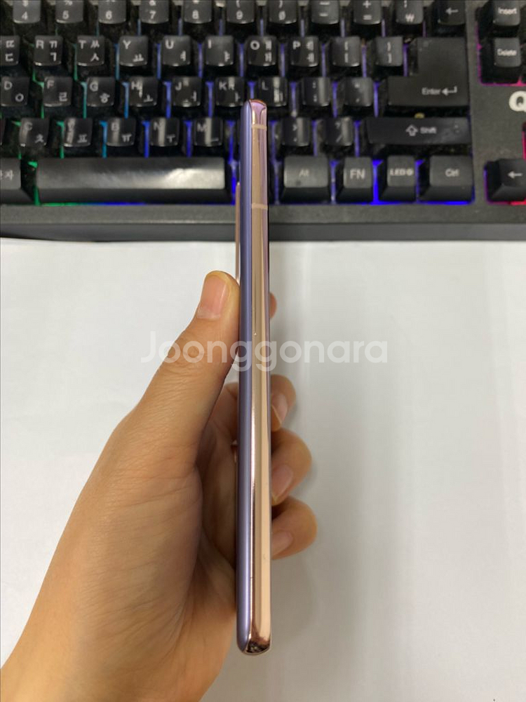 갤럭시S21 퍼플 액정SS급 256G 무잔상--4