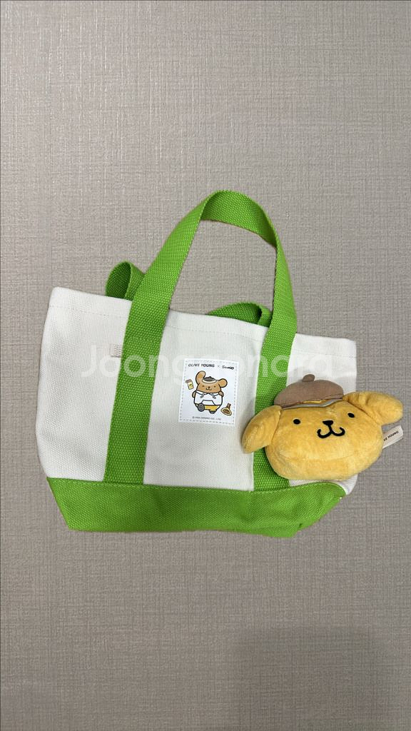 올리브영 큐티런 토트백 폼폼푸린--0