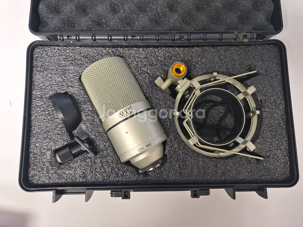 MXL 990 콘덴서 마이크(+팝필터)--1