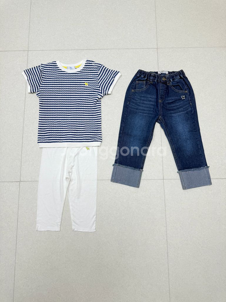 미착용) 블루독베이비 상하세트--0