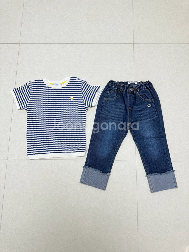 미착용) 블루독베이비 상하세트--1