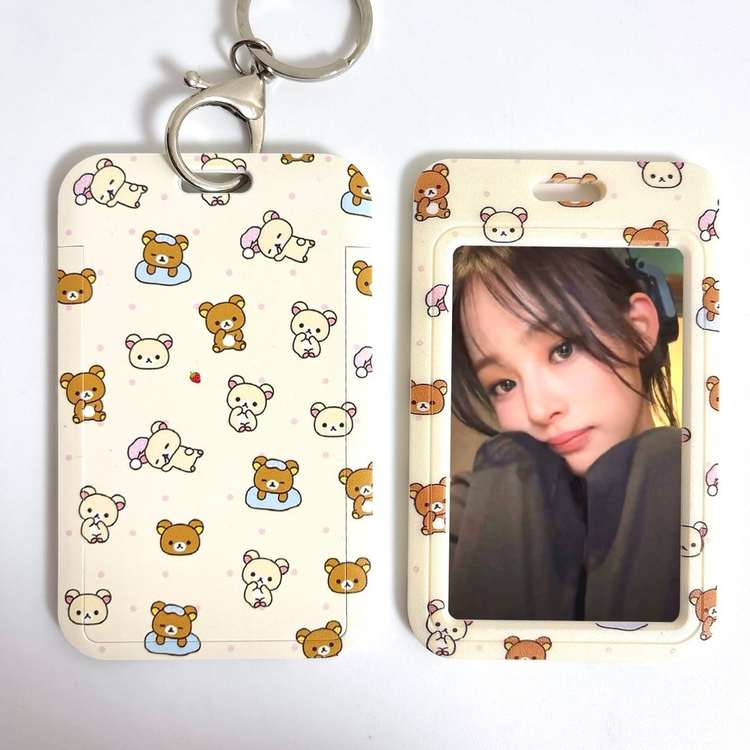 리락쿠마 포카홀더 위시 뉴진스 라이즈 SVT 코르티스 이미지