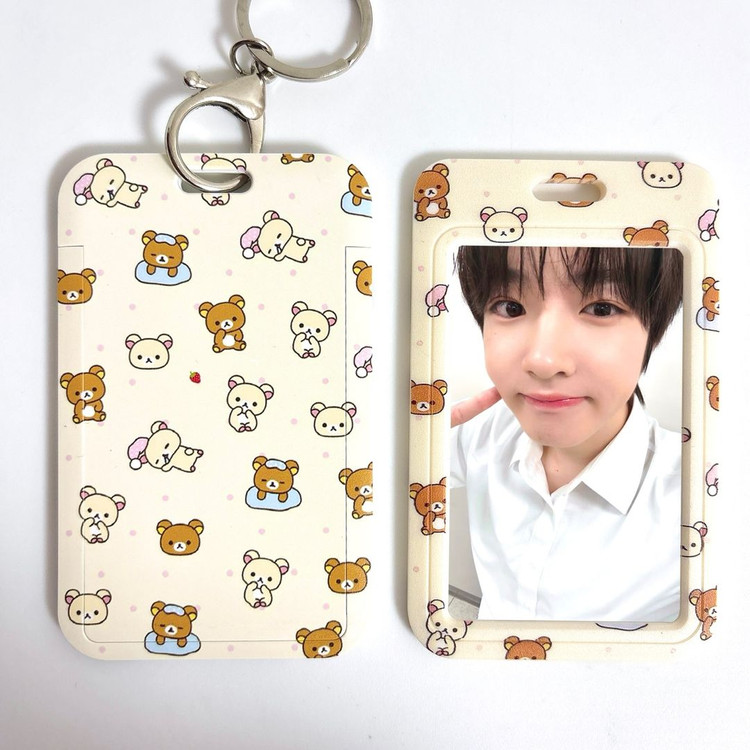 리락쿠마 포카홀더 위시 뉴진스 라이즈 SVT 코르티스 이미지