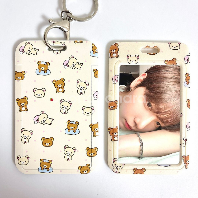 리락쿠마 포카홀더 위시 뉴진스 라이즈 SVT 코르티스--2