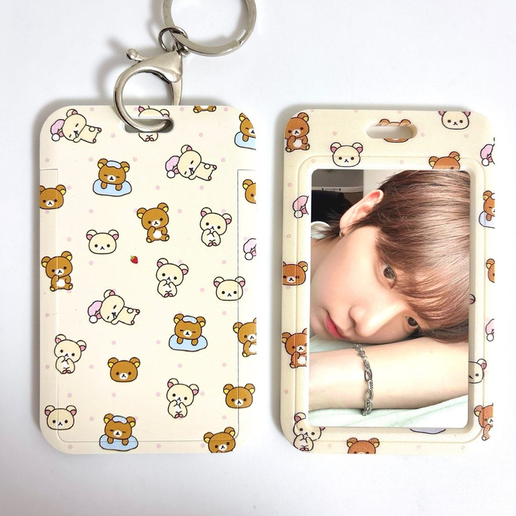 리락쿠마 포카홀더 위시 뉴진스 라이즈 SVT 코르티스 이미지