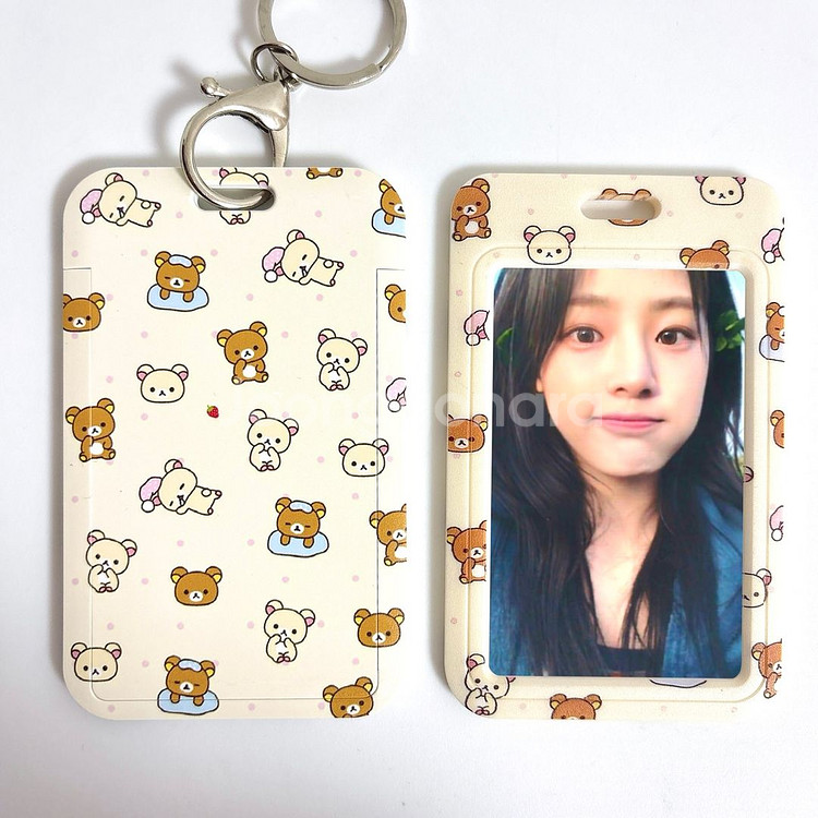 리락쿠마 포카홀더 위시 뉴진스 라이즈 SVT 코르티스--3