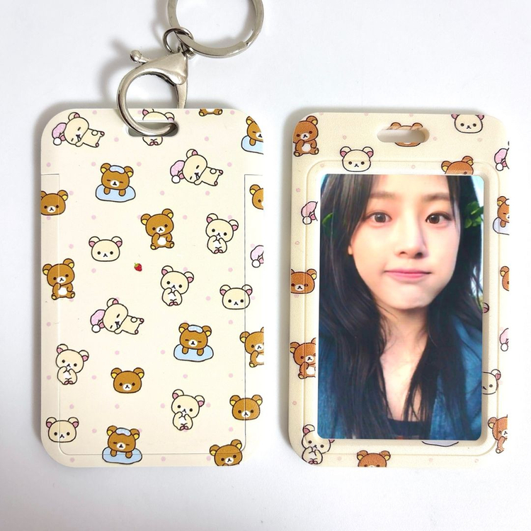 리락쿠마 포카홀더 위시 뉴진스 라이즈 SVT 코르티스 이미지