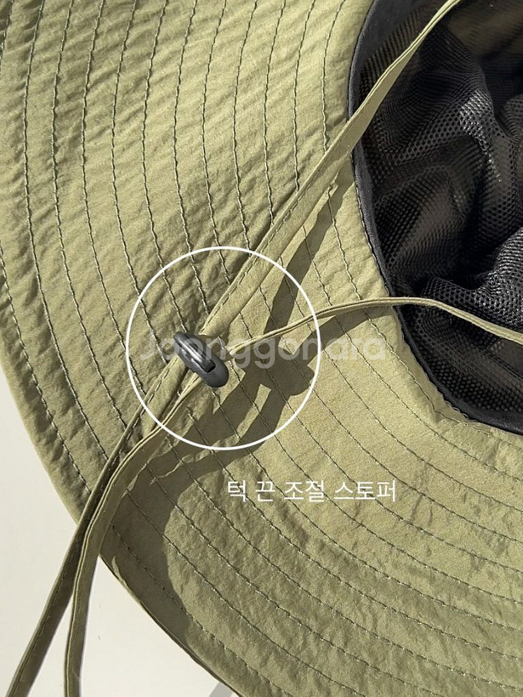 끈 스트링 턱끈 모자 끈모자 벙거지 버킷햇 사파리--7