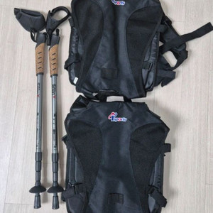 등산스틱 및 스포츠 조끼