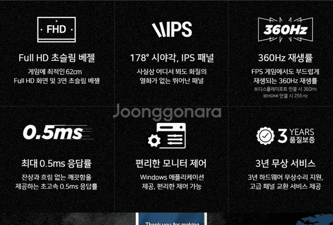 델 FHD 360Hz Alienware 25 판매합니다--1