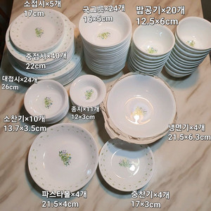 빈티지 코렐 허브 시리즈 개당값