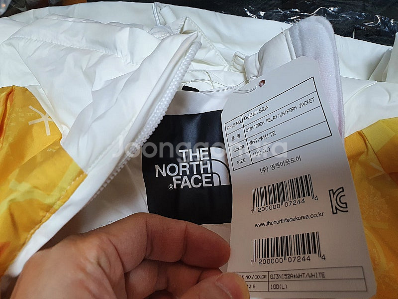 [정품새상품셋트]올림픽 노스페이스 패딩 남자 위아래셋트--6