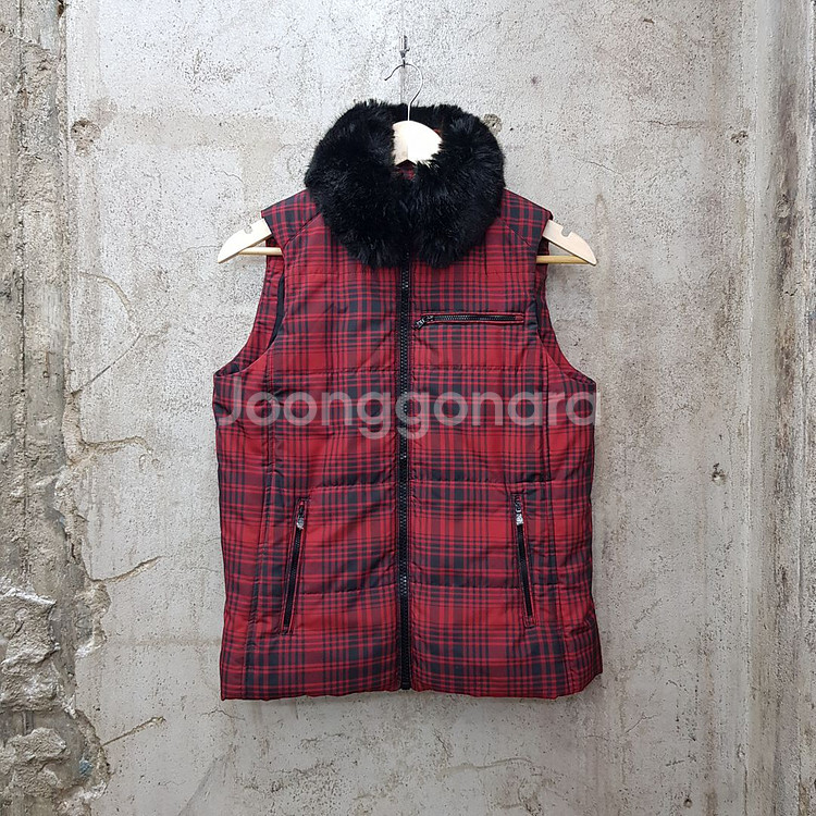 로렌 랄프로렌 퍼 패딩 베스트 S사이즈--0