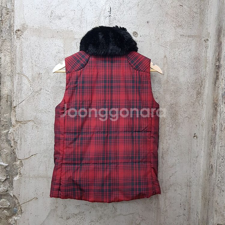 로렌 랄프로렌 퍼 패딩 베스트 S사이즈--1