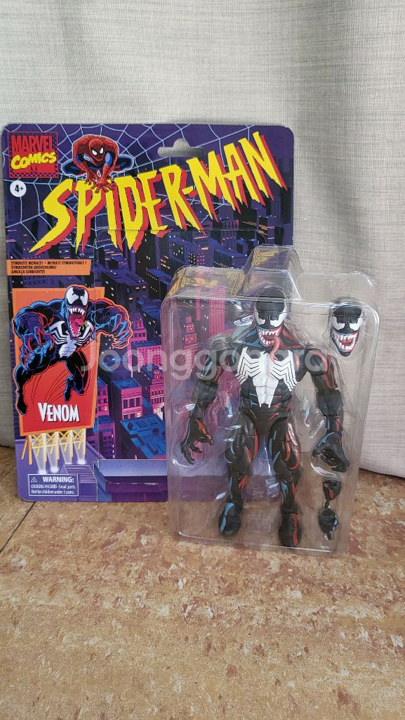 마블레전드 SDCC 한정 레트로 베놈 피규어 정품--2