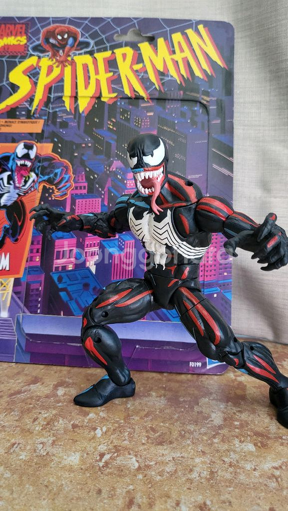 마블레전드 SDCC 한정 레트로 베놈 피규어 정품--3