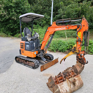 중고 미니 굴삭기 ZX17 농장용 집게,채버켓 17년