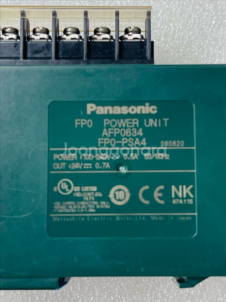Panasonic. FP0-PSA4--1