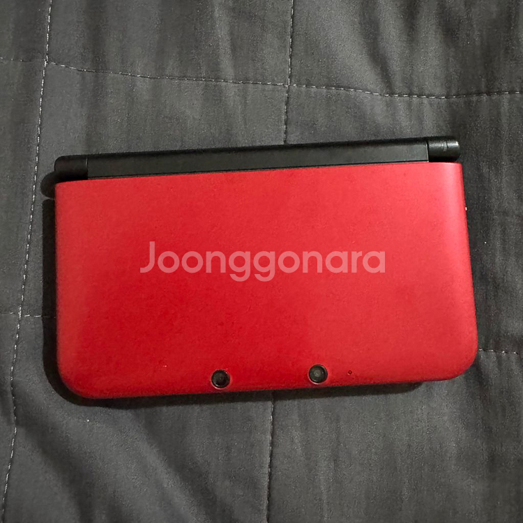 닌텐도 3ds XL 레드 순정한글판 포켓몬 뱅크 포함--0