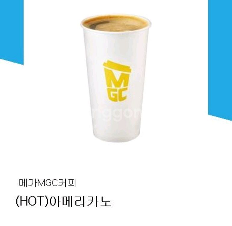 메가커피 (HOT) 아메리카노--0