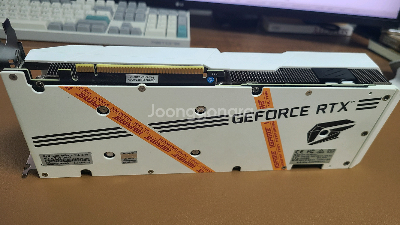COLORFUL 지포스 RTX3070 8gb 그래픽카드--4