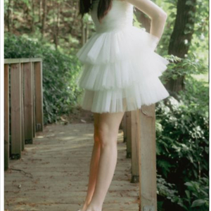 더티스 쉬폰 미니드레스 웨딩