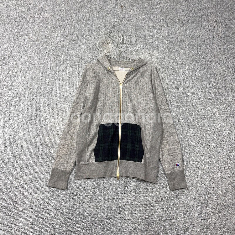 챔피온 리버스위브 오버핏 투웨이 후드 집업 XL--0